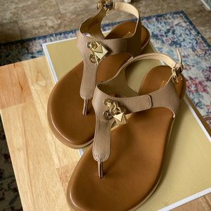 Michael Kors Leather Sandals